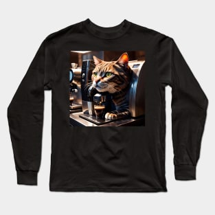 Purr-Espresso Deluxe Long Sleeve T-Shirt